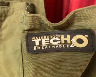 #247 Waterproof Tech 2 O breathable overall frome Gander MT size L fishing overalls $30.00