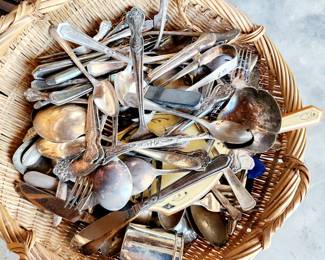 Antique Silverplate Flatware