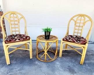 Vintage Rattan Chairs