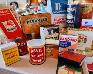 Vintage and Antique Tins