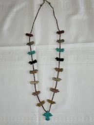Vinatge Zuni Fetish Necklace