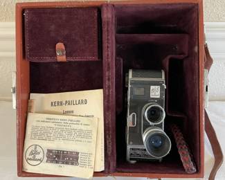 Paillard-Bolex Camera w 2 Lenses