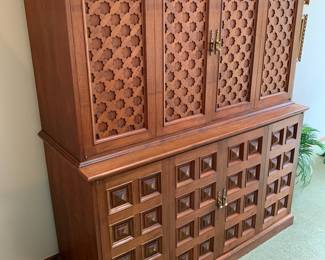 Amazing hand made mid century modern cabinet