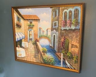 Oil painting imported from Germany decades ago