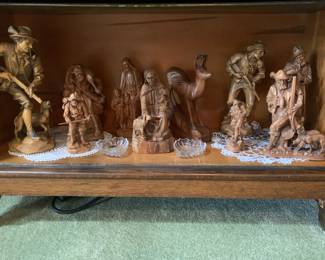Hand carved antique figures from Germany 