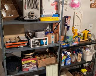 Heater, shelving unit