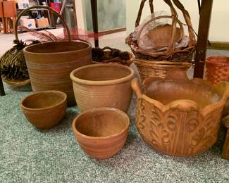 Clay pots