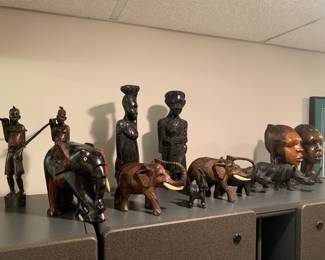 Hand carved figurines from different countries 