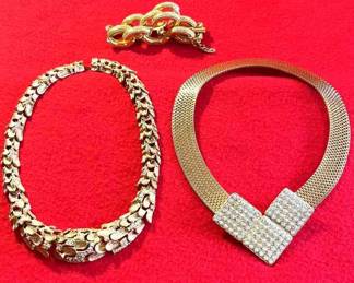 Vintage Grosse Germany 1968 Pryme Studio Necklaces  Monet Bracelet