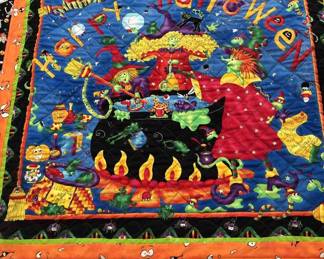 Halloween Hand Made Quilt