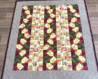 Handmade Born to Cook Quilt