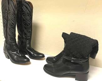 Handmade Paul Bond Antonio Melani Boots, Boot Jacks