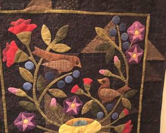 Handmade Decorative Bird Quilt