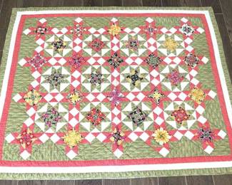Handmade Quilt Spring Colors