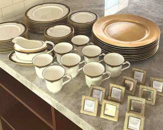 Noritake Gold And Sable Bone China Set