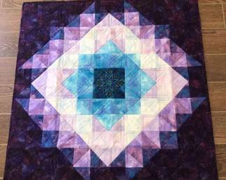 Small Purple Handmade Quilt