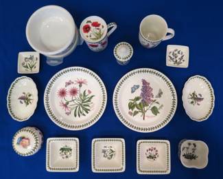 Botanical dishware