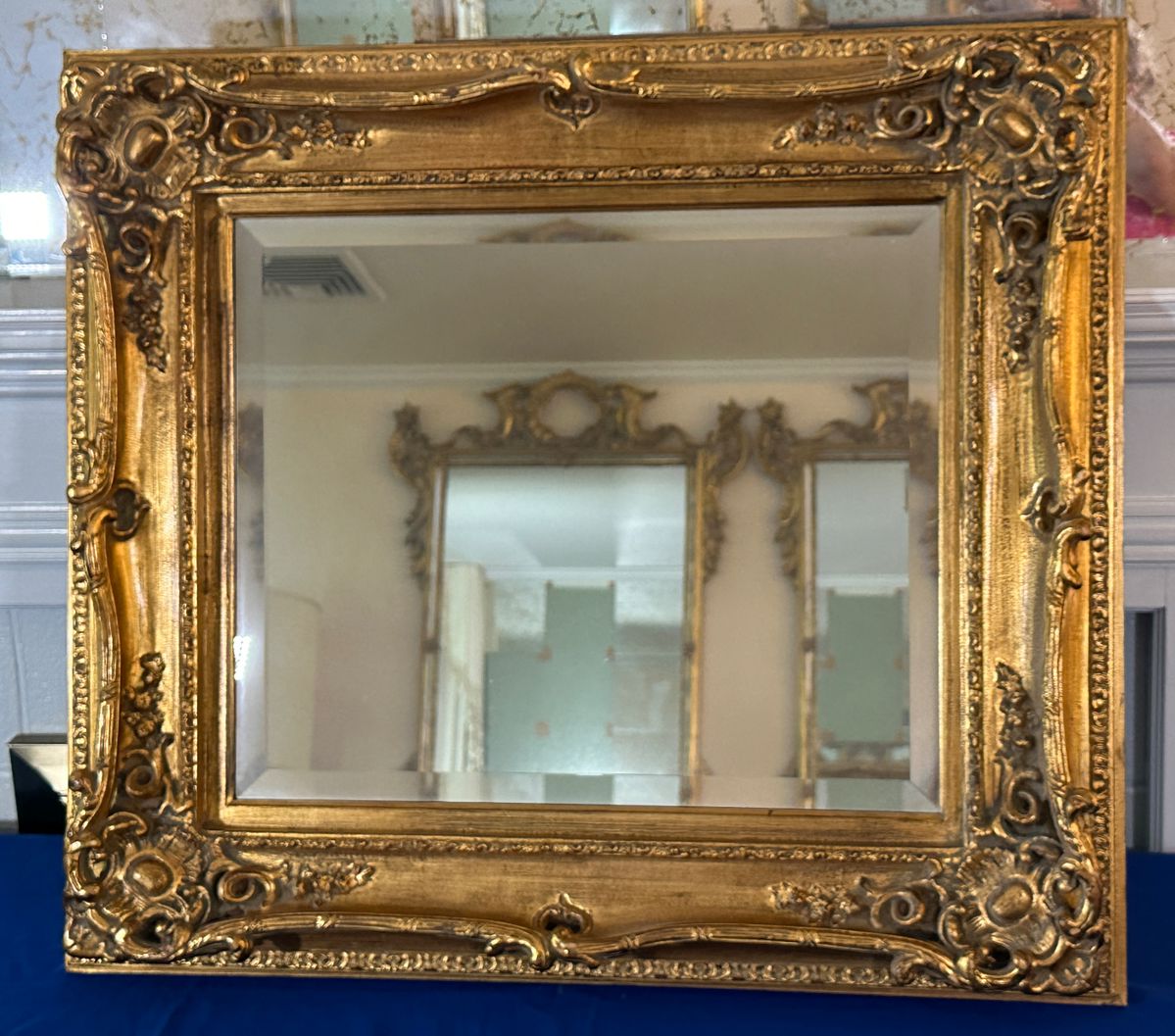 antique mirror gold gilt
