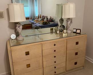 American of Martinsville dresser with mirror