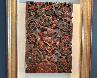 Indonesian Panel Framed 