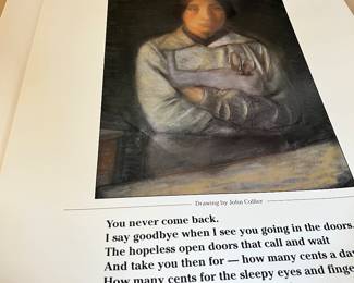 Images of Labor - Nine Poster Series 

Includes art by: 
Jacob Lawrence
Milton Glaser
May Stevens
Miriam Wosk
Sue Coe
Audrey Flack
Anita Siegel
Marshall Arisman
John Collier

1981, An Exhibit Sponsored by District 1199's Bread and Roses Project and Smithsonian Institution Traveling Exhibition Service (Sites) 1981-1983