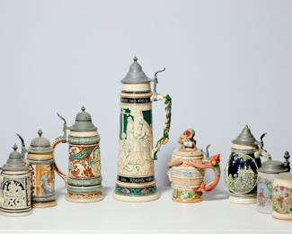 Fabulous German beer stein collection!!