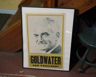 1964 Barry Goldwater For President, New York Republican Committee Official Broadside Poster