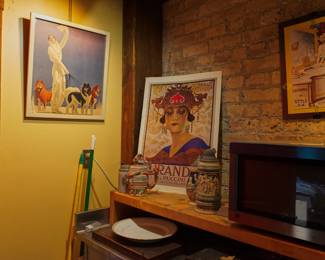 Art Deco poster, "Pullman for Winter Comfort" and Art Deco Turandot, Puccini poster