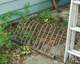 Wrought iron bike stand