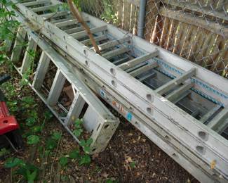 A-Frame ladder and Extension ladder