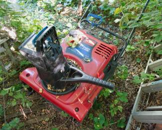 Red Toro Power Clear lawn mower