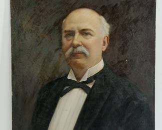 Signed portrait of Lucien Stanley Hanks, (Born May 7, 1838, Hartford, Connecticut, died December 16, 1925, Madison, Wisconsin) c. 1890 - 1910, signed Williams, lower right.
