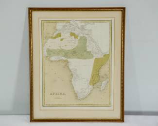 Map of Africa dated 1841