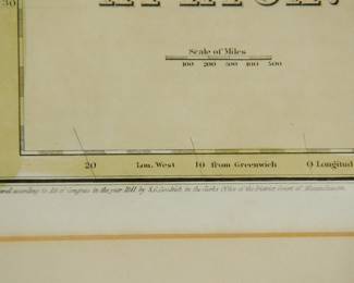 Date detail of map of Africa dated 1841. Reads, "Entered according to Act of Congress in the year 1841 by S.G. Goodrich in the Clerks Office of the District Court of Massachusetts."