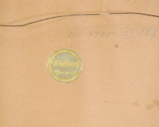 Back details of Satirical print "La Boite aux Lettres" by Charles-Joseph Traviès de Villers printed by Chez Aubert dal. Vero-Dodat