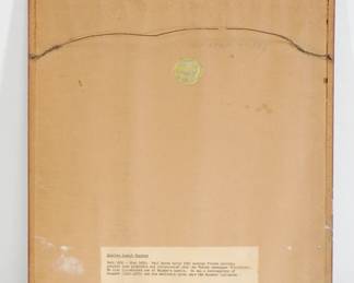 Back view of Satirical print "La Boite aux Lettres" by Charles-Joseph Traviès de Villers printed by Chez Aubert dal. Vero-Dodat.