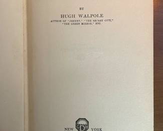 Cover page of "The Captives: A Novel in Four Parts", by Hugh Walpole. Published by  George H. Doran Company, New York in 1920