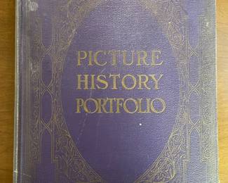 "Picture History Portfolio" book. Published by New York Times Co. in 1923