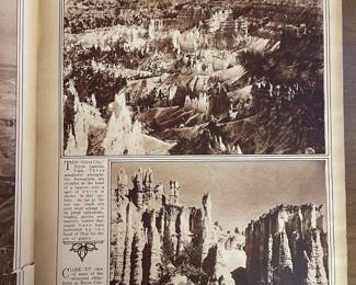 Inside page of "Picture History Portfolio" book. Published by New York Times Co. in 1923