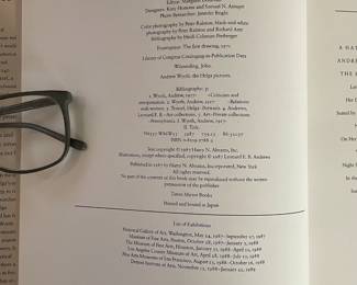 Copyright page of "The Helga Pictures" by Andrew Wyeth. Edited by Margaret Donovan. Published by Harry N. Abams, Incorporated, New York in 1987.