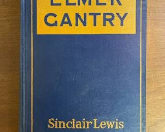 1st Edition of "Elmer Gantry" by Sinclair Lewis, published by Harcourt, Brace, and Company, New York in 1927