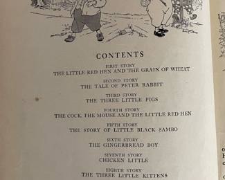 Copyright page of "Nursery Tales Children Love", edited by Watty Piper, published by The Platt & Munk Co, Inc. Made in U.S.A. 1933