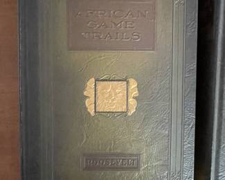 "African Game Trails" Volume I and II by Theodore Roosevelt. Published by Charles Scribner's Sons, New York in 1925.