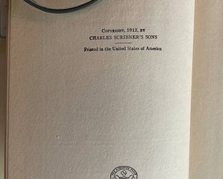 Copyright page of "Courts and Criminals" by Arthur Train. Published by Charles Scribner's Sons, New York in 1925.