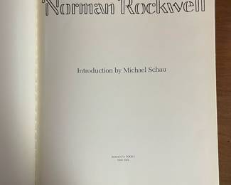 Title page of "The Best of Norman Rockwell" introduction by Michael Schau. Published by Bonanza Books, a division of Crown Publishers, Inc. in 1979. First Edition, 9th Printing.