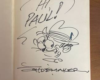 Signed by the author! "Shoemaker" Cartoons by Vaugn Shoemaker. Published by Chicago's American, Chicago Tribune - New York News Syndicate.