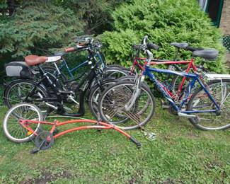Collection of Bicycles!!