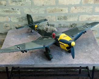 WWII German Stuka model aircraft
