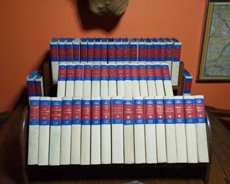 Set of 52 Zane Grey western-themed books, published in the 1950s or 1960s