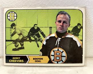 Hockey card from 1969-1970: Gerry Cheevers, Boston Goal